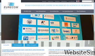 eurecom.fr Screenshot