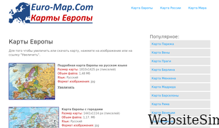 euro-map.com Screenshot