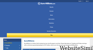 euro-millions.com Screenshot