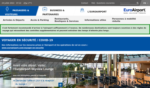 euroairport.com Screenshot