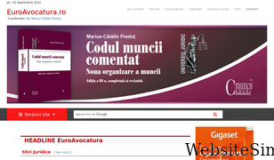 euroavocatura.ro Screenshot
