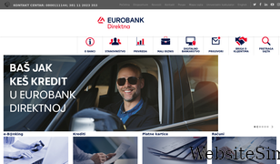 eurobank-direktna.rs Screenshot