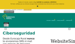 eurocajarural.es Screenshot