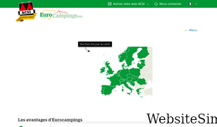 eurocampings.fr Screenshot