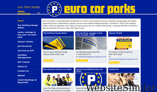 eurocarparks.com Screenshot