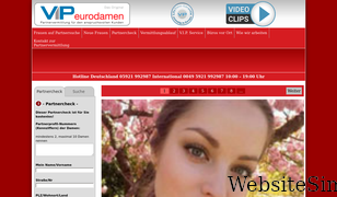 eurodamen.com Screenshot