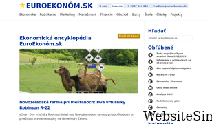 euroekonom.sk Screenshot