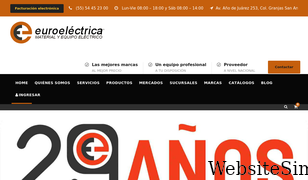 euroelectrica.com.mx Screenshot