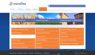 eurofins.fr Screenshot