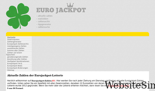 eurojackpot-zahlen.eu Screenshot
