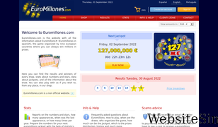 euromillones.com Screenshot