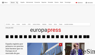 europapress.es Screenshot