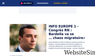europe1.fr Screenshot