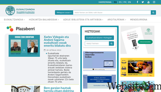 euskaltzaindia.eus Screenshot