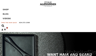 evanalexandergrooming.com Screenshot