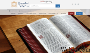 evangelicalbible.com Screenshot