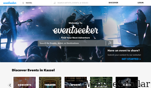 eventseeker.com Screenshot