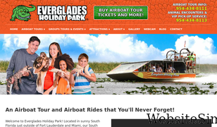 evergladesholidaypark.com Screenshot