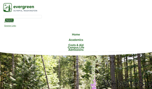 evergreen.edu Screenshot