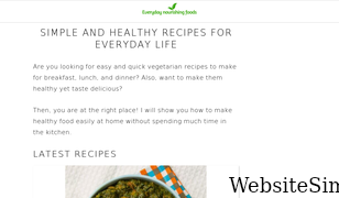 everydaynourishingfoods.com Screenshot