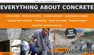 everything-about-concrete.com Screenshot