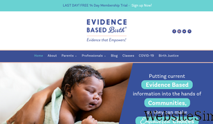 evidencebasedbirth.com Screenshot