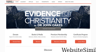 evidenceforchristianity.org Screenshot