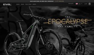 evil-bikes.com Screenshot