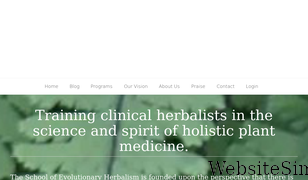 evolutionaryherbalism.com Screenshot