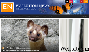 evolutionnews.org Screenshot