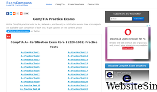 examcompass.com Screenshot