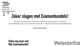 examenbundel.nl Screenshot