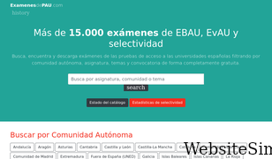 examenesdepau.com Screenshot
