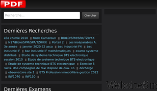examenscorriges.com Screenshot