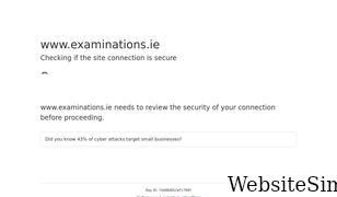 examinations.ie Screenshot