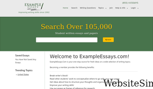 exampleessays.com Screenshot