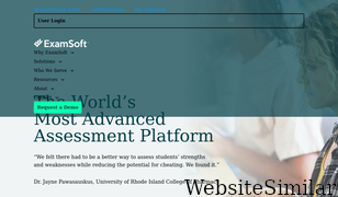 examsoft.com Screenshot
