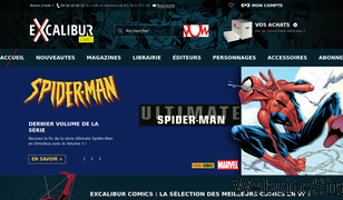 excalibur-comics.fr Screenshot