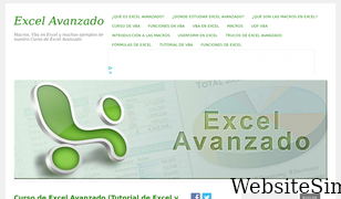 excel-avanzado.com Screenshot