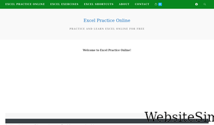 excel-practice-online.com Screenshot