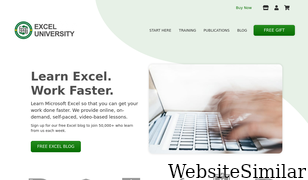 excel-university.com Screenshot