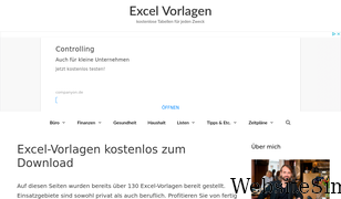 excel-vorlagen.net Screenshot