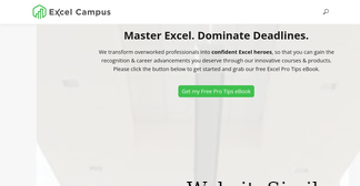 excelcampus.com Screenshot