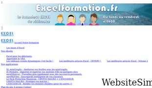 excelformation.fr Screenshot