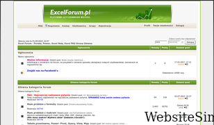 excelforum.pl Screenshot