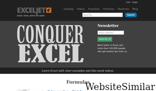 exceljet.net Screenshot