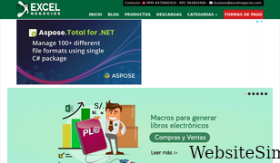 excelnegocios.com Screenshot