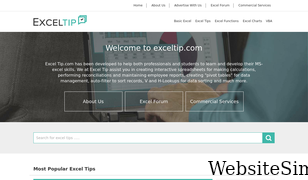 exceltip.com Screenshot