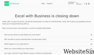 excelwithbusiness.com Screenshot