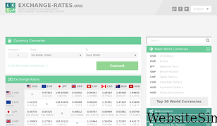 exchange-rates.org Screenshot